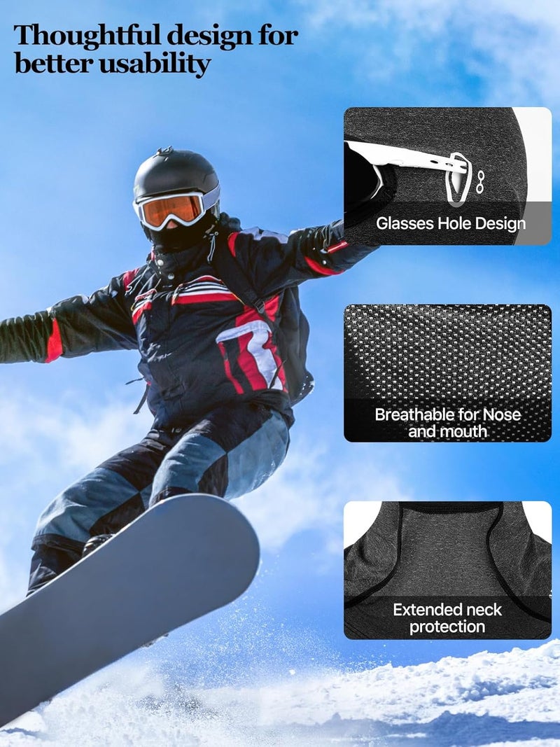 Aicall Balaclava Ski Mask Waterproof Anti-Fogging Windproof Winter Gear Thermal Face Mask for Men Women - Image 5